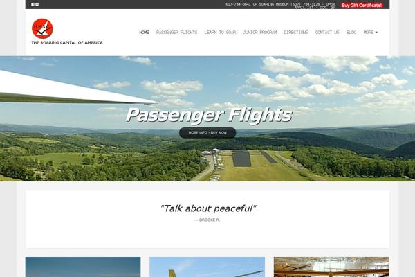 Site using Socials Ignited plugin