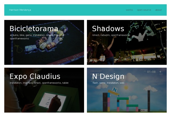 Harrison theme site design template sample