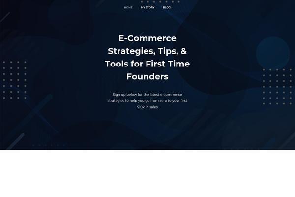 Pofo theme site design template sample