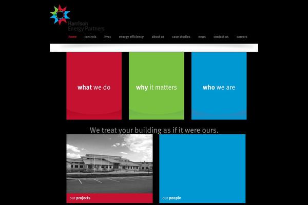 Harrison theme site design template sample