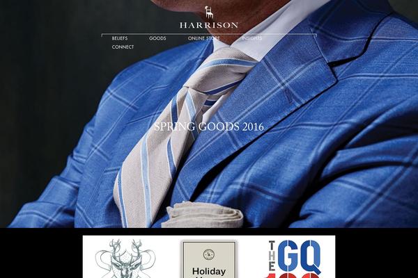 Harrison theme site design template sample