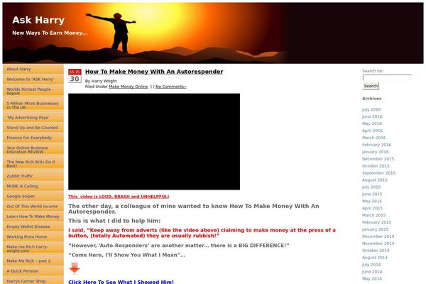 tpSunrise theme site design template sample