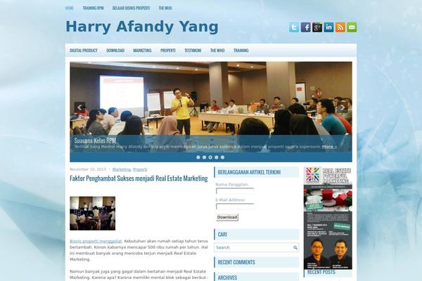 harryafandy.com site used Sinex