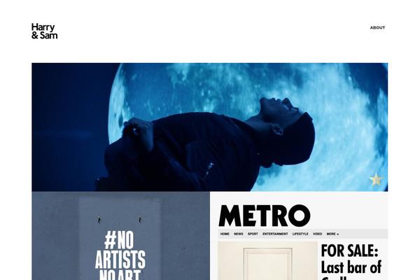 KON/CEPT theme site design template sample