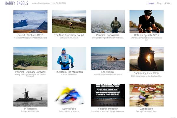Solofolio6 theme site design template sample