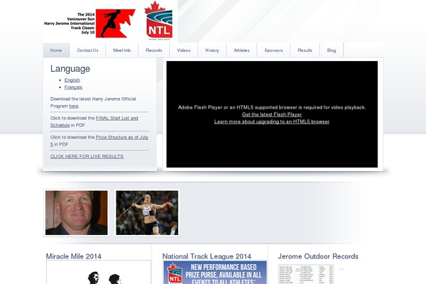 harryjerome.com site used Crystal