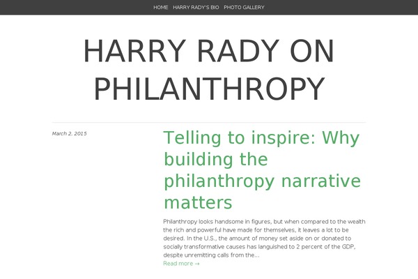 Bold Headline theme site design template sample