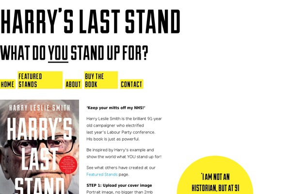 harryslaststand.com site used Harry