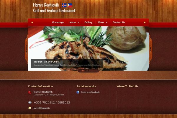Bordeaux theme site design template sample
