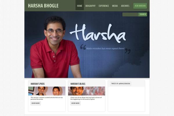 harshabhogle.com site used Solstice