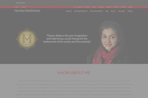 Hm theme site design template sample