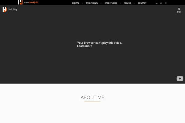 harskjold.com site used Patti-wp-v2.9.17