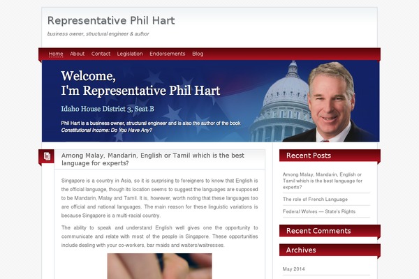 BlogoLife theme site design template sample