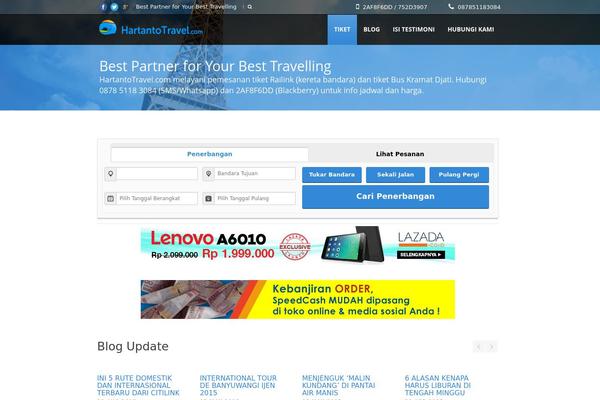Tour Package theme site design template sample