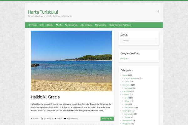 Travelify theme site design template sample