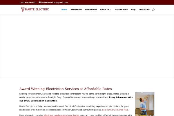 harteelectric.com site used Harte-electric
