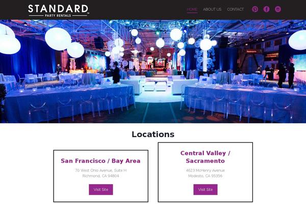 Hub theme site design template sample