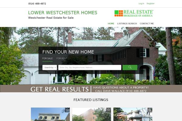 Site using Real Estate Website Builder plugin