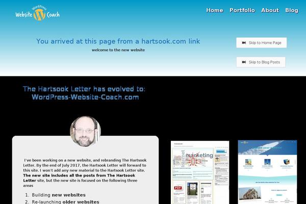 The7 Child theme site design template sample