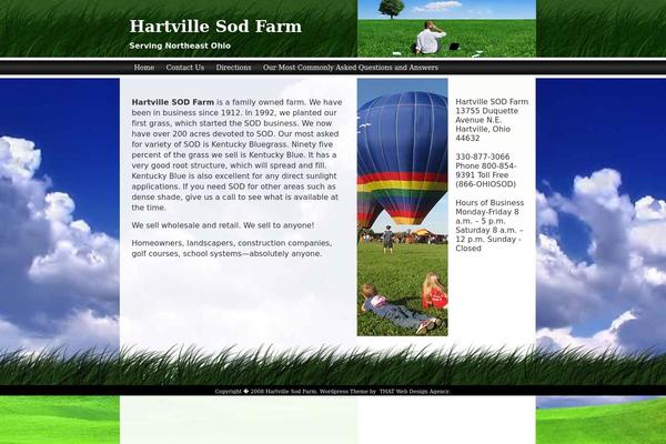 THATgolf Theme theme site design template sample