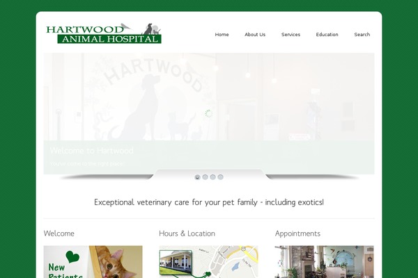 hartwoodanimalhospital.com site used Dzonia