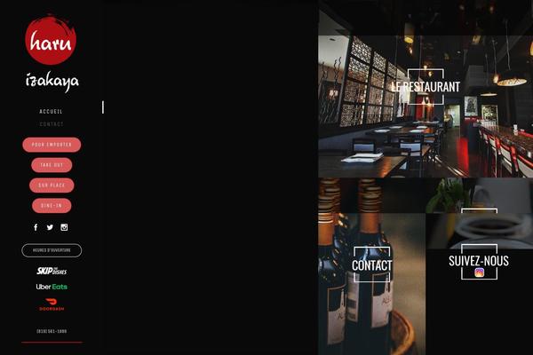 Site using Foodpress plugin