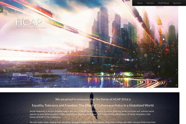 Site using Parallax Scroll plugin