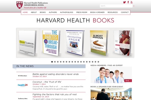 harvardhealthbooks.org site used Hhp