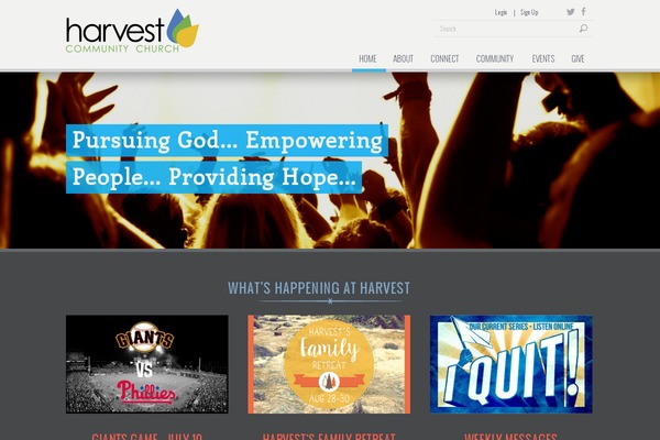harvestfamily.net site used Karma