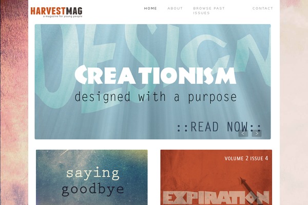 harvestmag.com site used Illustrationthemeres