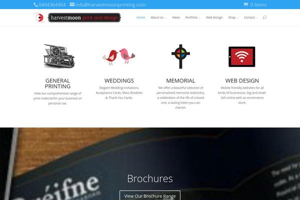Divi theme site design template sample