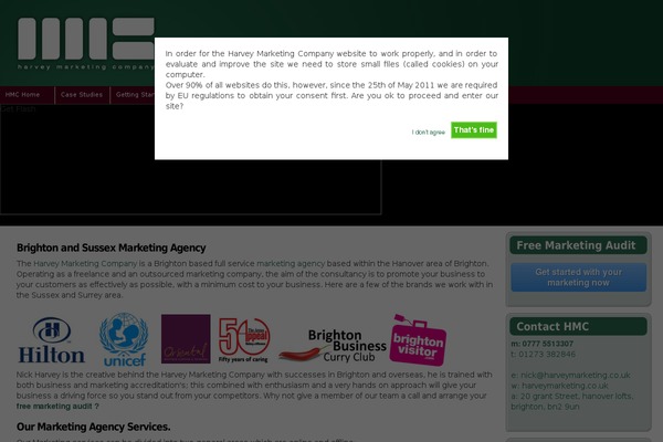Hmc theme site design template sample