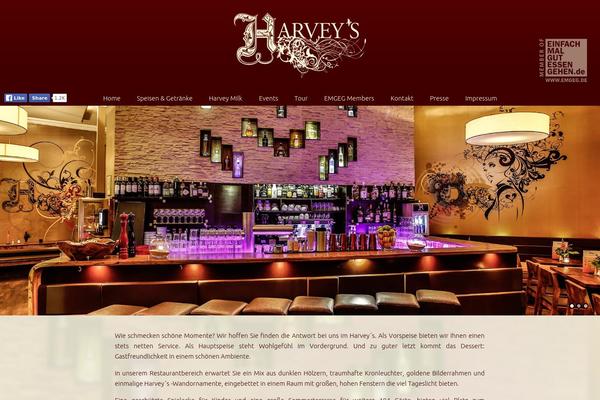 Vantage theme site design template sample