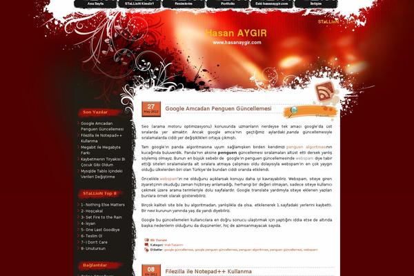 Redlight theme site design template sample