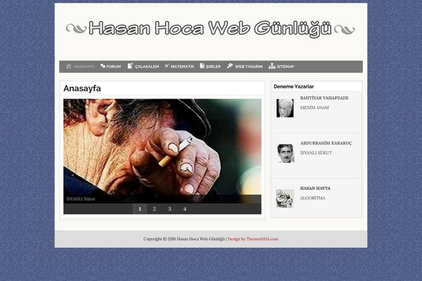 Site using Author Recent Posts plugin