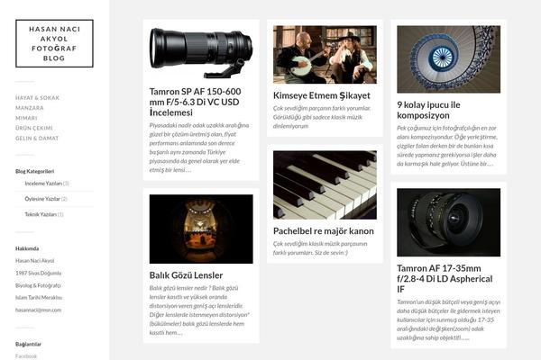 Fukasawa theme site design template sample
