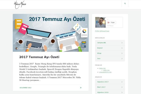 hasanyasar.com site used Thematic
