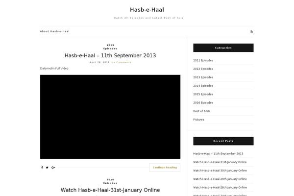 Olsen Light theme site design template sample