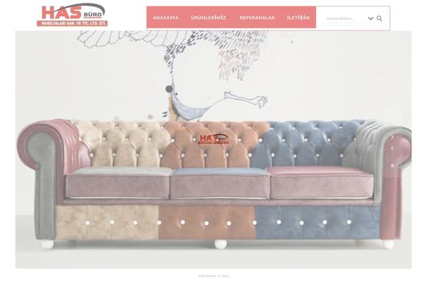 Kinetika theme site design template sample