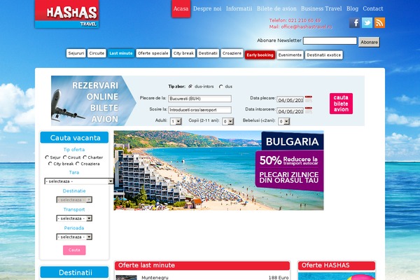 hashastravel.ro site used Travel2