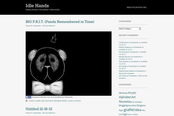 WPFolio theme site design template sample