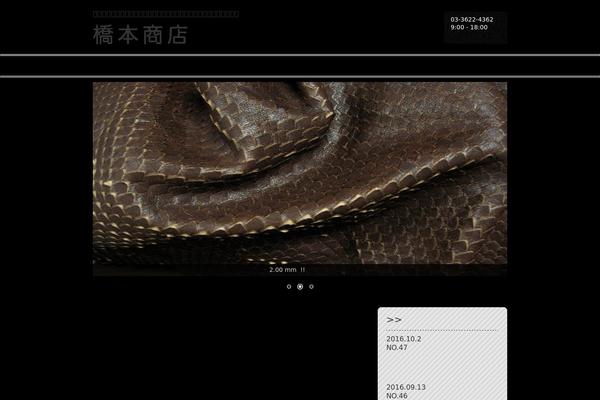 hashimoto-shoten.com site used Hashimoto