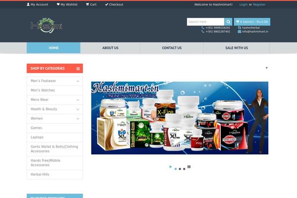 Venedor theme site design template sample