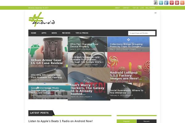 Site using Floating Social Media Icon plugin