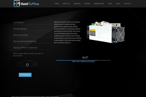 Onehost theme site design template sample