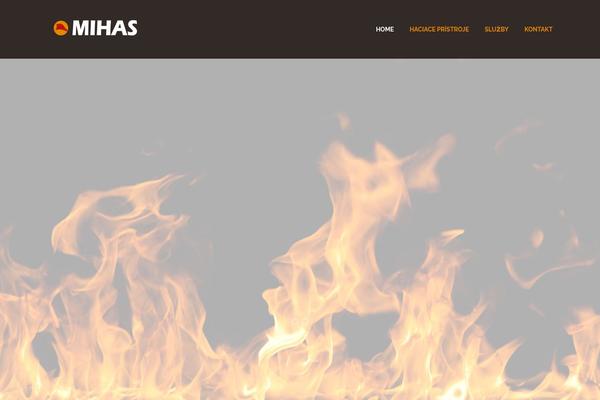 Fire-department theme site design template sample