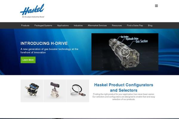 haskel-europe.com site used Savagedev_wptheme