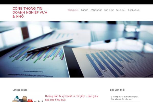 Charitas Lite theme site design template sample