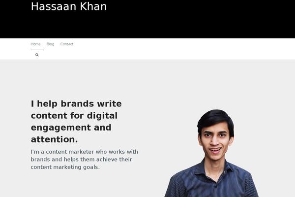 Twenty Twenty theme site design template sample