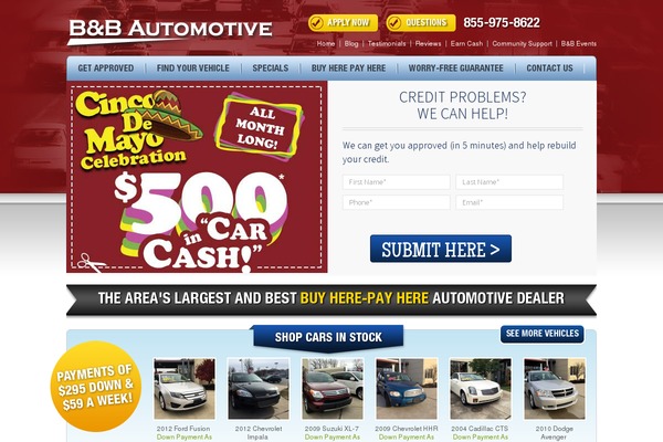 Bb theme site design template sample